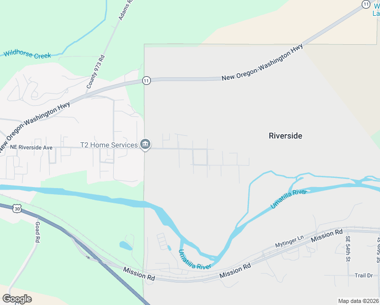 map of restaurants, bars, coffee shops, grocery stores, and more near 411 Northeast 42nd Street in Pendleton