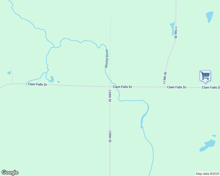 map of restaurants, bars, coffee shops, grocery stores, and more near 3298 120th Street in Frederic