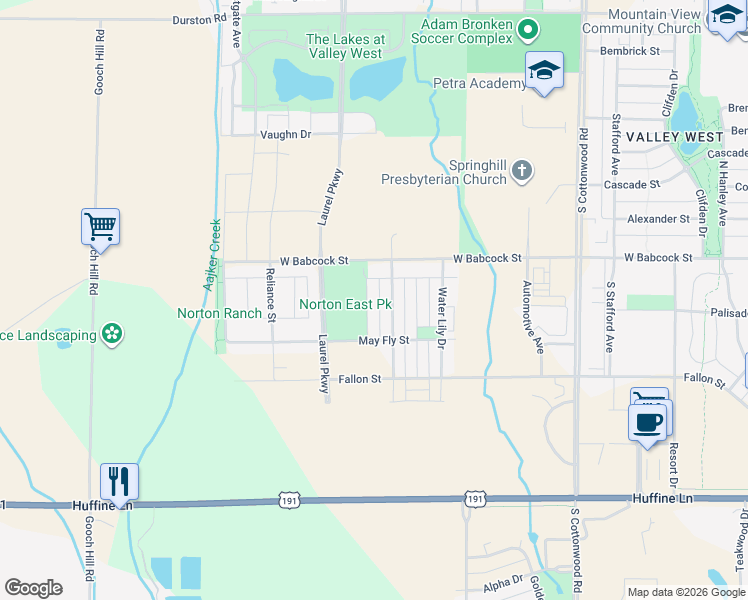 map of restaurants, bars, coffee shops, grocery stores, and more near 243 Pond Lily Drive in Bozeman