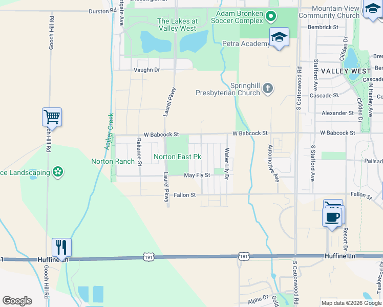 map of restaurants, bars, coffee shops, grocery stores, and more near 243 Pond Lily Drive in Bozeman