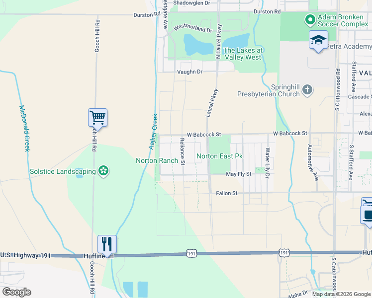 map of restaurants, bars, coffee shops, grocery stores, and more near 5495 Redhaven Street in Bozeman