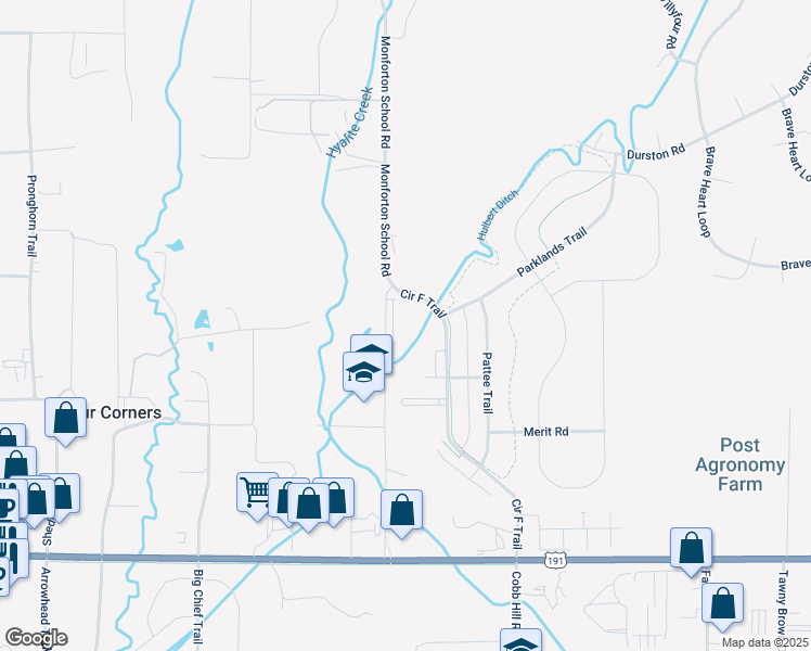 map of restaurants, bars, coffee shops, grocery stores, and more near 5860 Monforton School Road in Bozeman