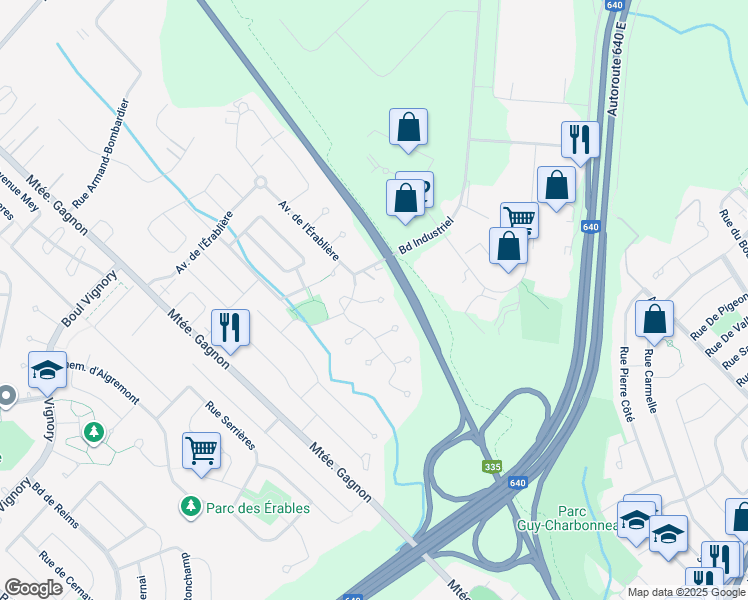 394 Edouard Lafortune, BoisdesFilion QC Walk Score