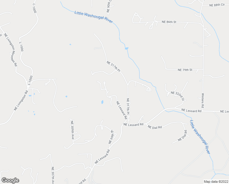 map of restaurants, bars, coffee shops, grocery stores, and more near 7600 Northeast Lessard Road in Camas