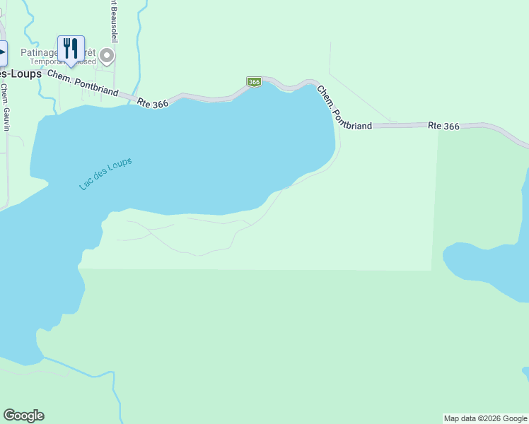 map of restaurants, bars, coffee shops, grocery stores, and more near 60 Chemin Mayer in Outaouais