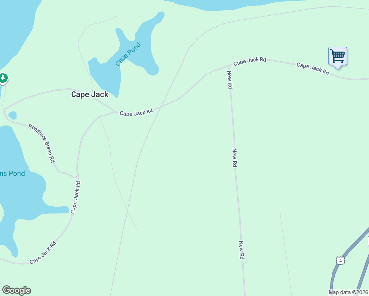map of restaurants, bars, coffee shops, grocery stores, and more near 1102 Cape Jack Road in Havre Boucher
