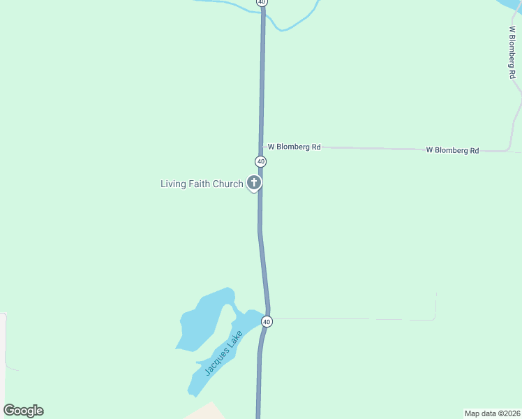 map of restaurants, bars, coffee shops, grocery stores, and more near 1170 Wisconsin 40 in Exeland