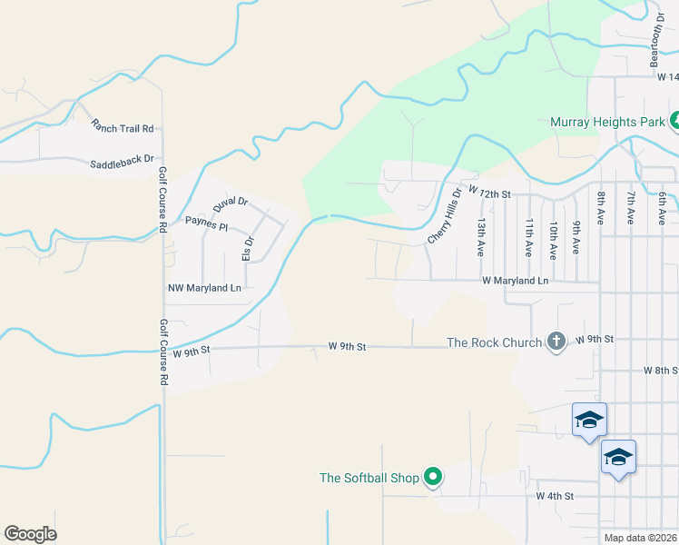 map of restaurants, bars, coffee shops, grocery stores, and more near 1603 West 9th Street in Laurel