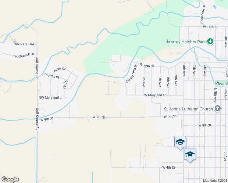 map of restaurants, bars, coffee shops, grocery stores, and more near 1507 West Maryland Lane in Laurel