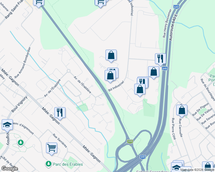 805 Boulevard Industriel, BoisdesFilion QC Walk Score