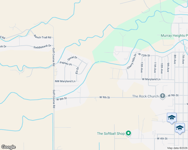 map of restaurants, bars, coffee shops, grocery stores, and more near 1603 West 9th Street in Laurel