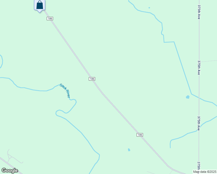 map of restaurants, bars, coffee shops, grocery stores, and more near 38182 County Road 186 in Sauk Centre