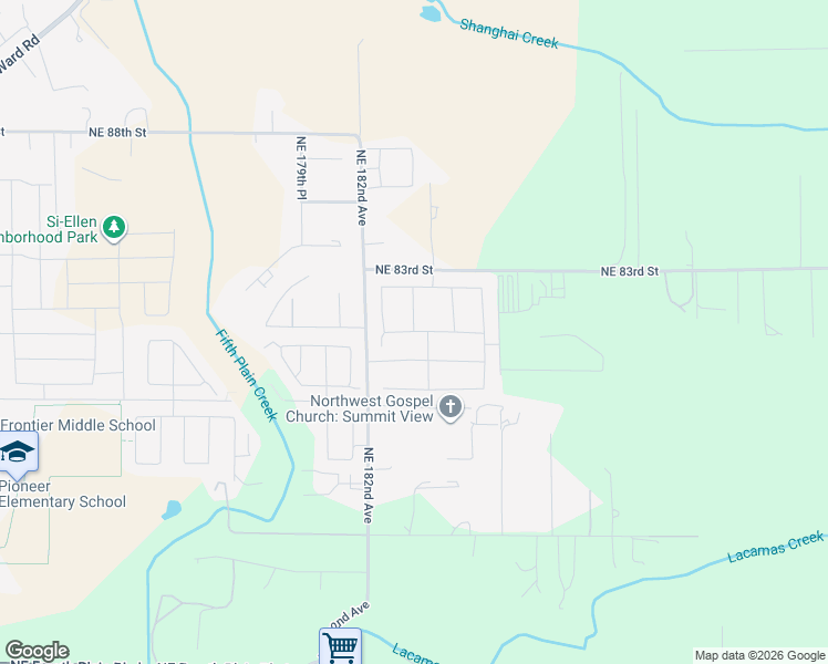 map of restaurants, bars, coffee shops, grocery stores, and more near NE 81st St in Vancouver