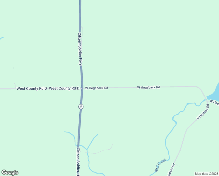 map of restaurants, bars, coffee shops, grocery stores, and more near West Hogsback Road in Exeland