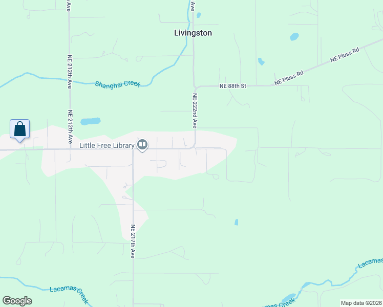 map of restaurants, bars, coffee shops, grocery stores, and more near 22191 Northeast 83rd Street in Vancouver