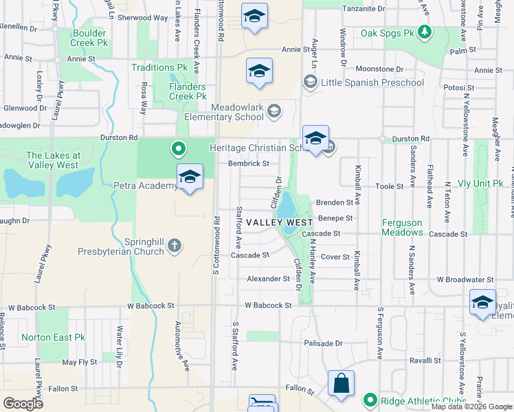map of restaurants, bars, coffee shops, grocery stores, and more near 4572 Waters Street in Bozeman