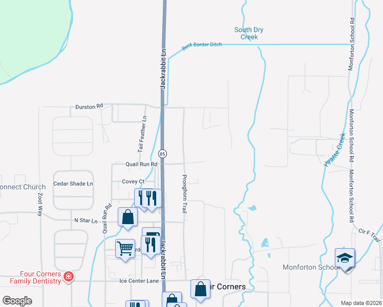 map of restaurants, bars, coffee shops, grocery stores, and more near 188 Pronghorn Trail in Bozeman