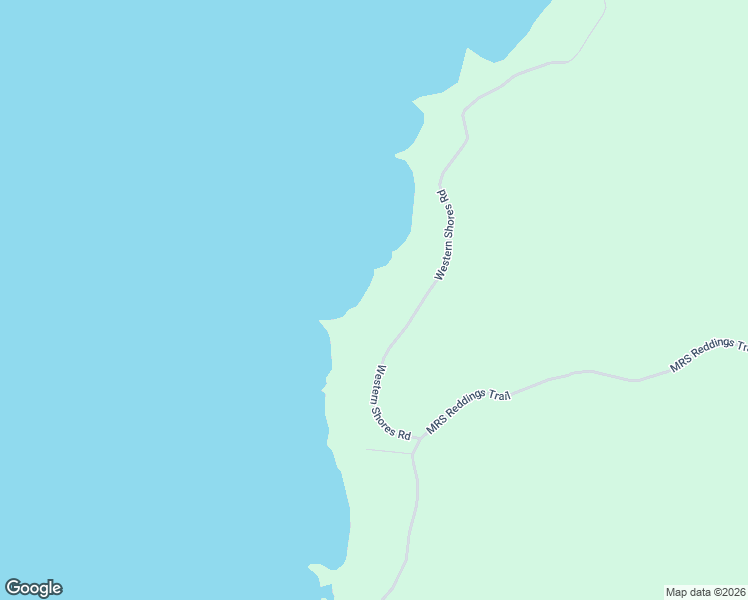 map of restaurants, bars, coffee shops, grocery stores, and more near Western Shores Road in Beaver Island