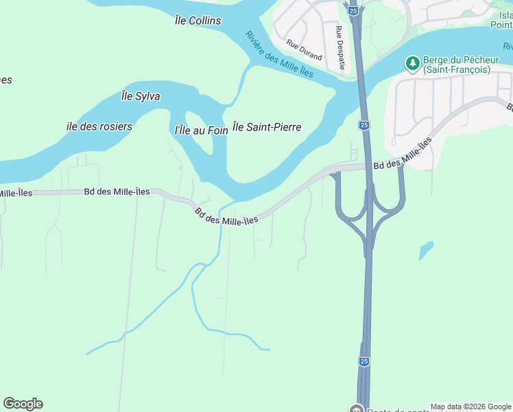 map of restaurants, bars, coffee shops, grocery stores, and more near 5375 Boulevard des Mille-Îles in Laval