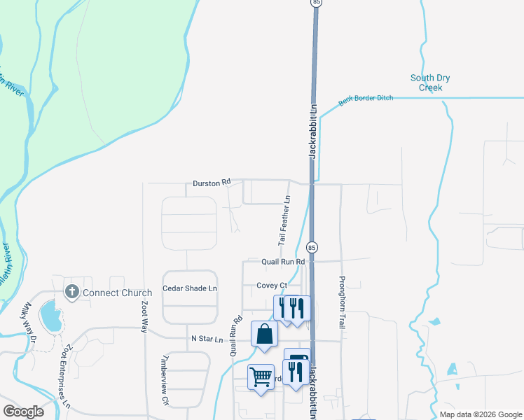 map of restaurants, bars, coffee shops, grocery stores, and more near 52 Sage Bloom Court in Bozeman