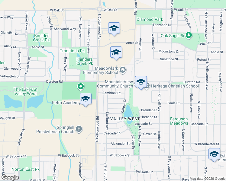 map of restaurants, bars, coffee shops, grocery stores, and more near 22 Durston Road in Bozeman