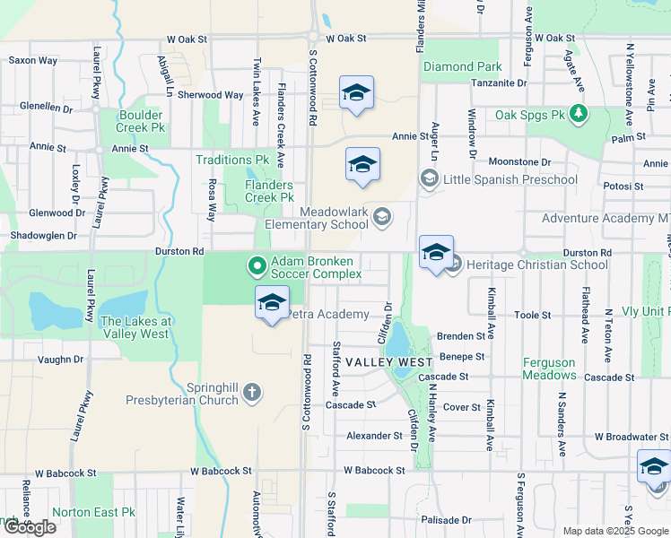 map of restaurants, bars, coffee shops, grocery stores, and more near 4673 Bembrick Street in Bozeman