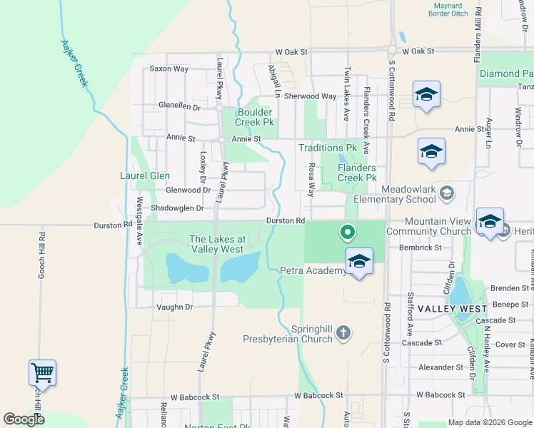 map of restaurants, bars, coffee shops, grocery stores, and more near 3600-3698 Durston Rd in Bozeman