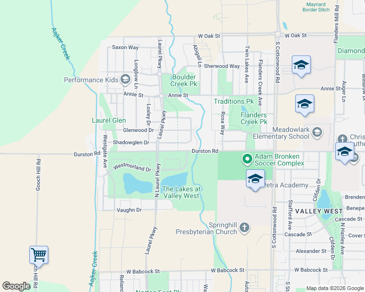 map of restaurants, bars, coffee shops, grocery stores, and more near 3600-3698 Durston Rd in Bozeman