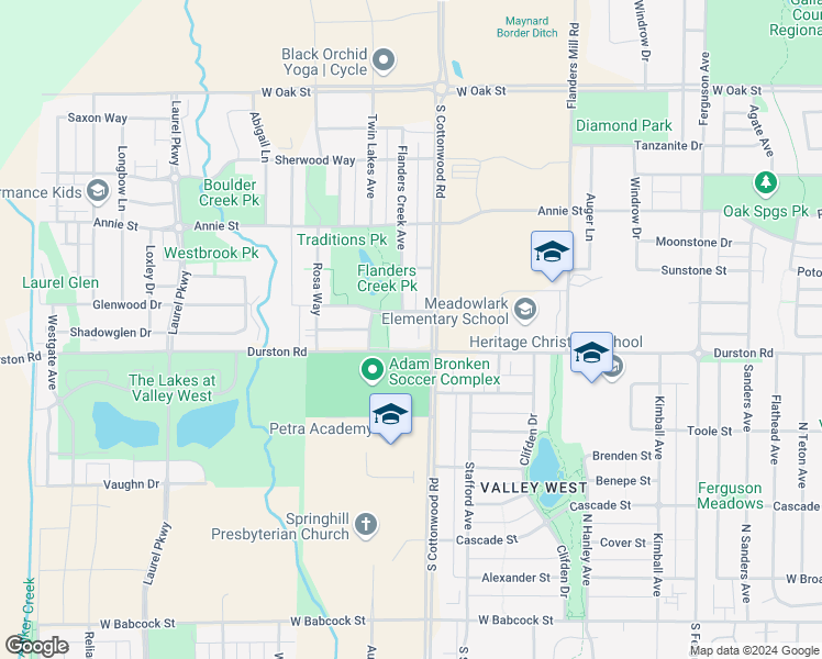map of restaurants, bars, coffee shops, grocery stores, and more near 706 Flanders Creek Avenue in Bozeman