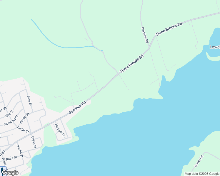 map of restaurants, bars, coffee shops, grocery stores, and more near 321 Beeches Road in Pictou