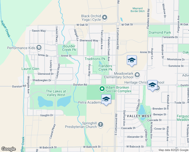 map of restaurants, bars, coffee shops, grocery stores, and more near 4372 Glenwood Drive in Bozeman