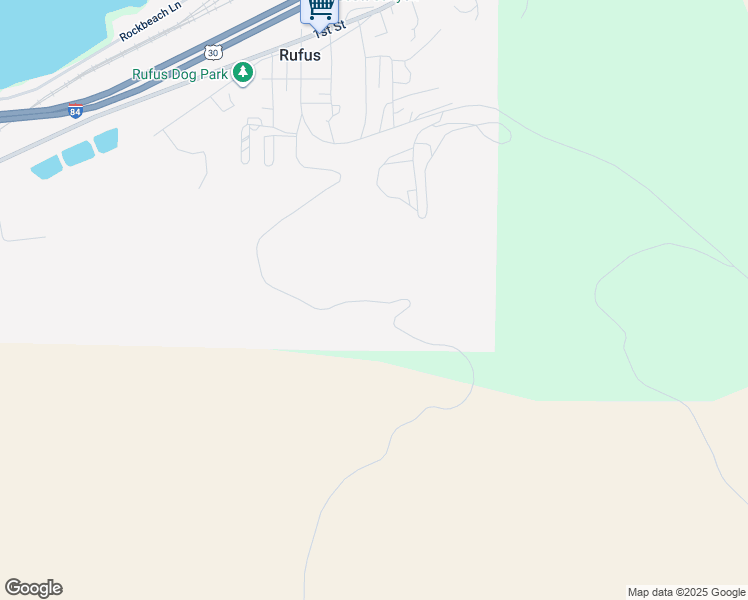 map of restaurants, bars, coffee shops, grocery stores, and more near in Rufus