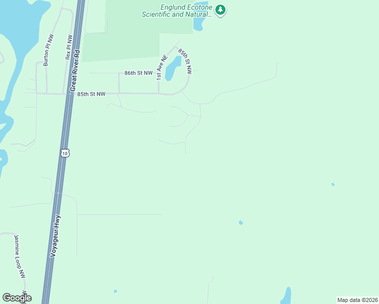 map of restaurants, bars, coffee shops, grocery stores, and more near 8380 2nd Avenue Northeast in Rice