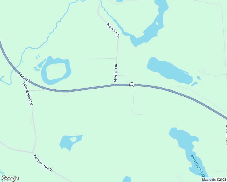 map of restaurants, bars, coffee shops, grocery stores, and more near 4606 Wisconsin 47 in Rhinelander