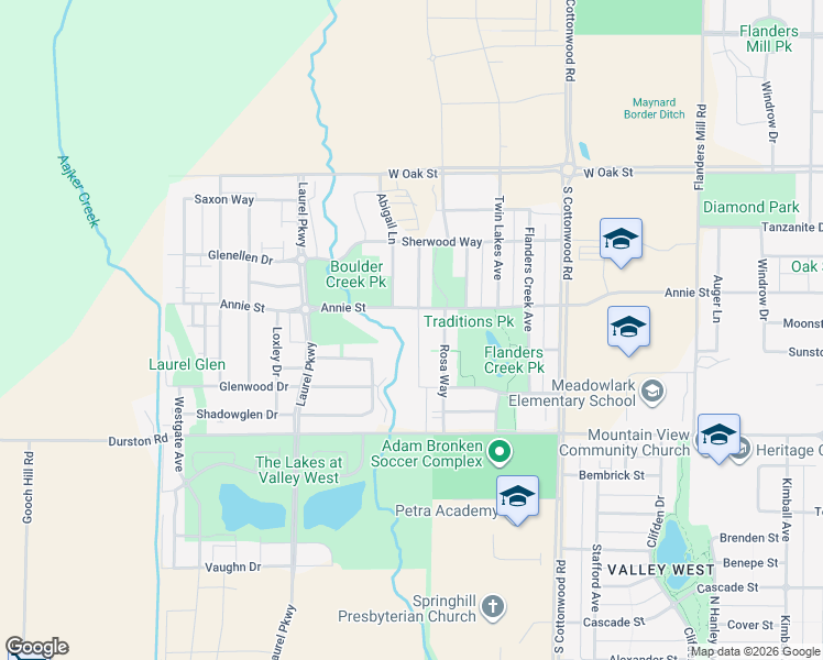 map of restaurants, bars, coffee shops, grocery stores, and more near 859 Rosa Way in Bozeman