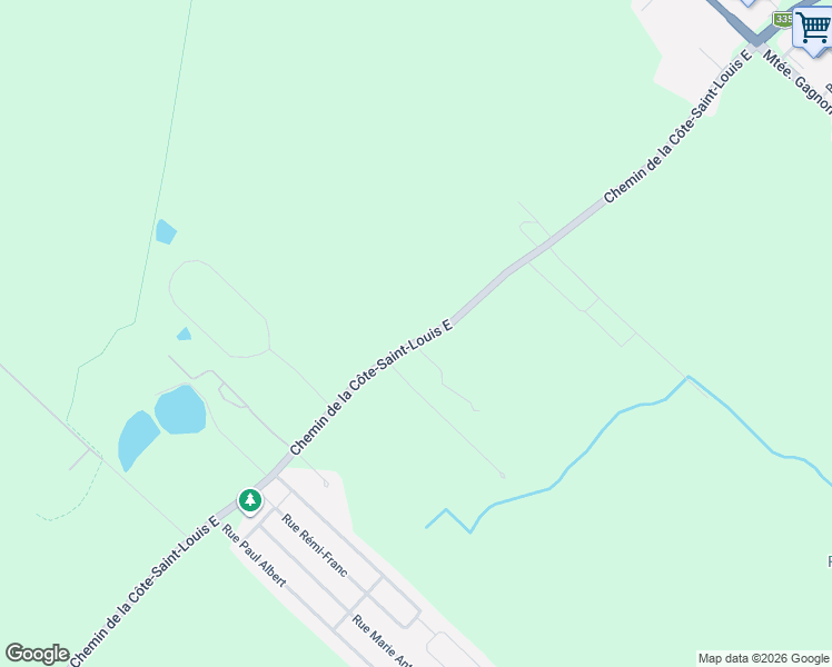 map of restaurants, bars, coffee shops, grocery stores, and more near 454 Chemin de la Côte-Saint-Louis Est in Blainville