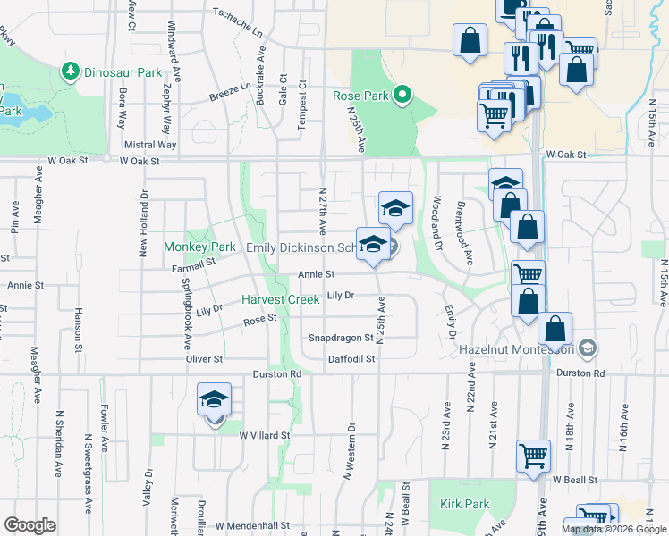 map of restaurants, bars, coffee shops, grocery stores, and more near in Bozeman