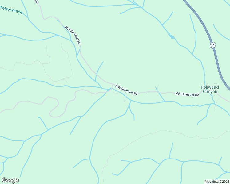 map of restaurants, bars, coffee shops, grocery stores, and more near 53420 Northwest Strassel Road in Banks