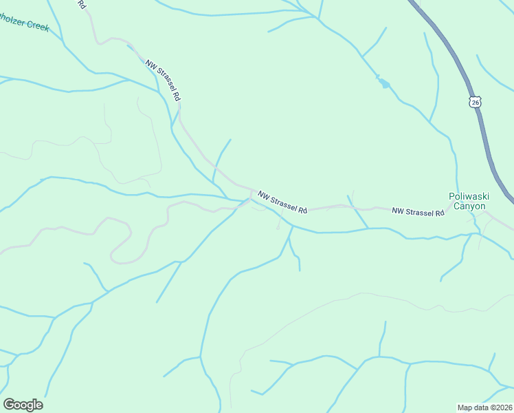 map of restaurants, bars, coffee shops, grocery stores, and more near 53420 Northwest Strassel Road in Banks