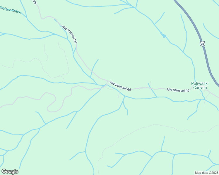 map of restaurants, bars, coffee shops, grocery stores, and more near 53420 Northwest Strassel Road in Banks