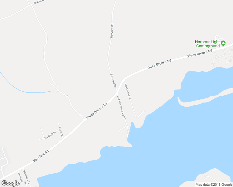 map of restaurants, bars, coffee shops, grocery stores, and more near 3142 Three Brooks Road in Pictou