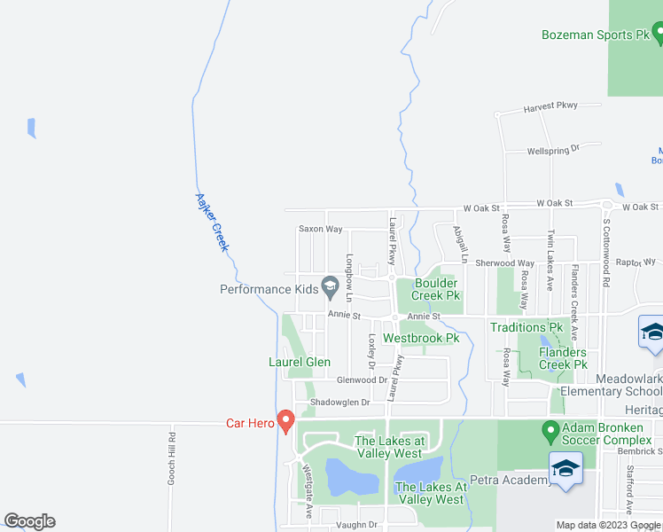 map of restaurants, bars, coffee shops, grocery stores, and more near 1026 Forest Glen Drive in Bozeman