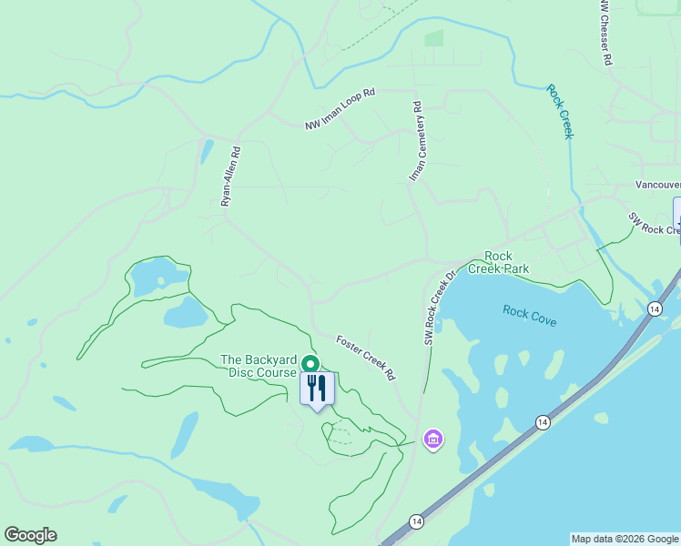 map of restaurants, bars, coffee shops, grocery stores, and more near 1225 Ryan-Allen Road in Stevenson