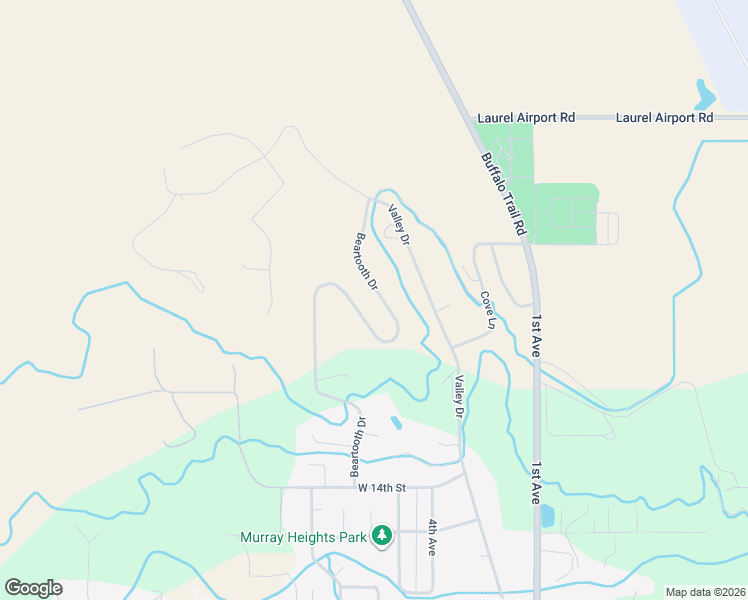 map of restaurants, bars, coffee shops, grocery stores, and more near 1704 Beartooth Dr in Laurel