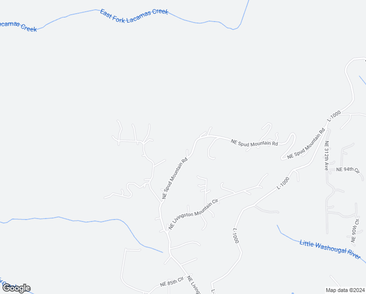 map of restaurants, bars, coffee shops, grocery stores, and more near 30110 Northeast Spud Mountain Road in Camas