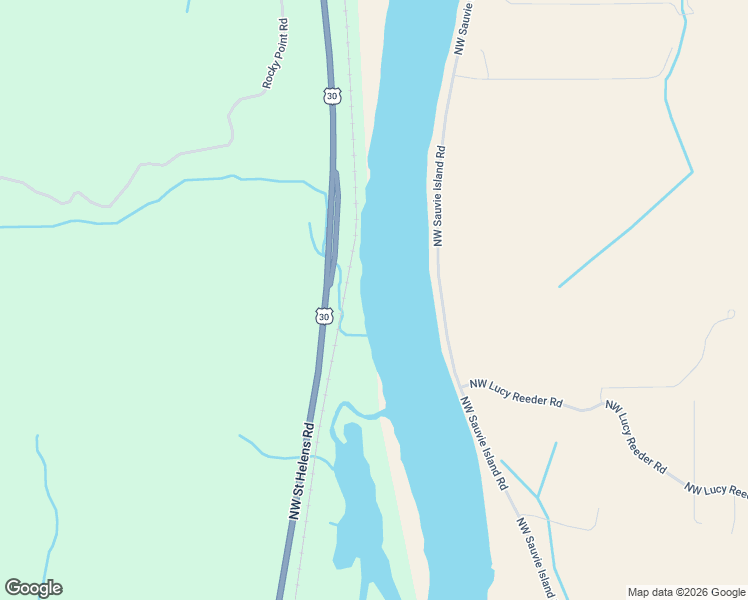 map of restaurants, bars, coffee shops, grocery stores, and more near 23524 Northwest Saint Helens Road in Portland