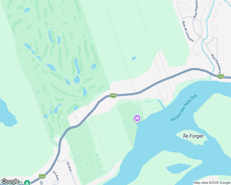map of restaurants, bars, coffee shops, grocery stores, and more near 2605 Côte de Terrebonne in Terrebonne