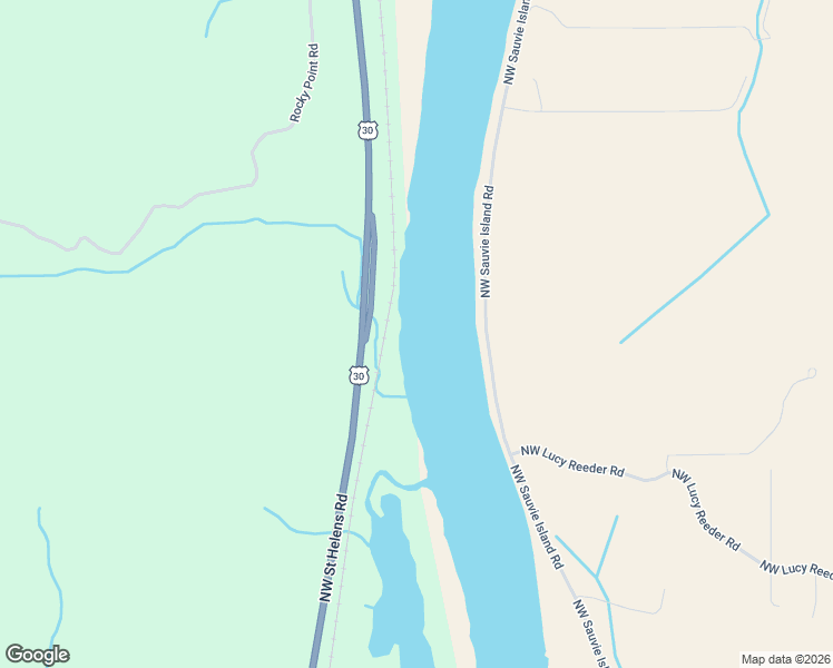map of restaurants, bars, coffee shops, grocery stores, and more near 23524 Northwest Saint Helens Road in Portland