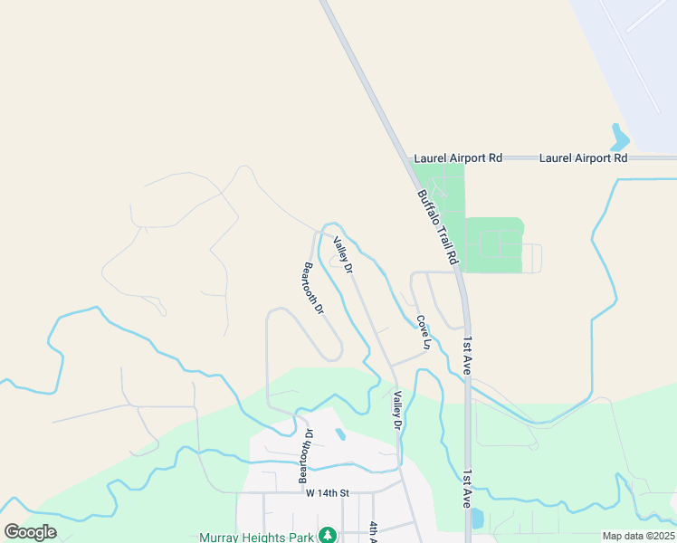 map of restaurants, bars, coffee shops, grocery stores, and more near 1708-1858 Valley Drive in Laurel