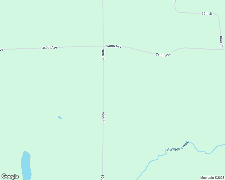 map of restaurants, bars, coffee shops, grocery stores, and more near 3360 90th Street in Frederic